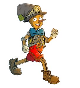 Pinocchio guida DEF - Ilustrazione di Boban Pesov per Vivolibro_bd