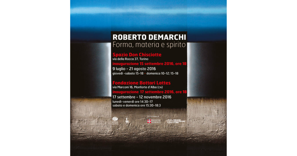 Roberto Demarchi  Forma, materia e spirito
