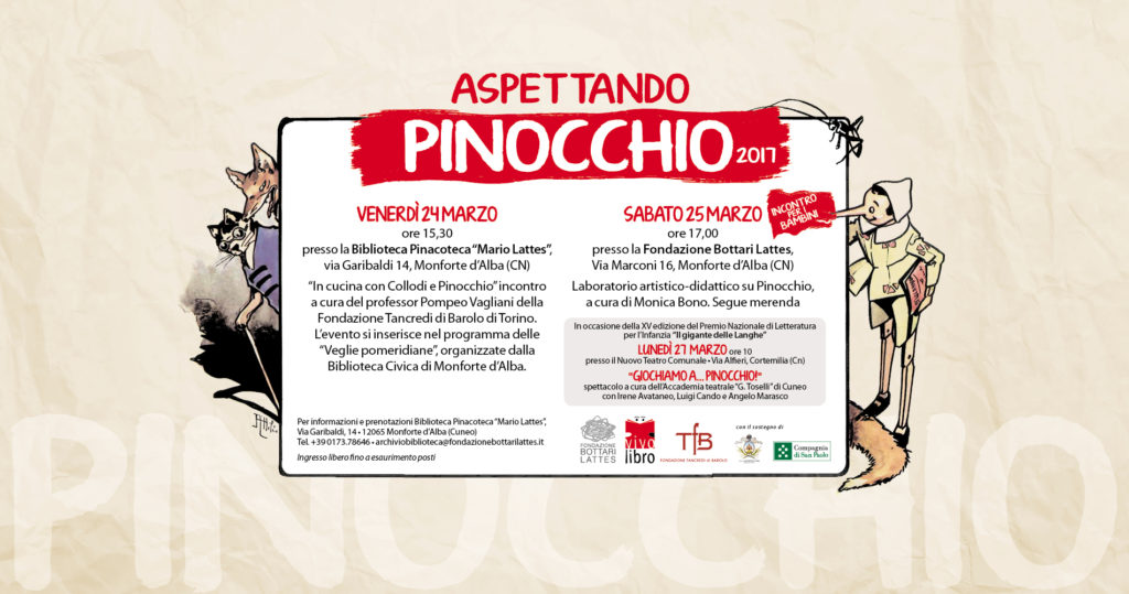 “Aspettando Pinocchio” a Monforte d'Alba e Cortemilia