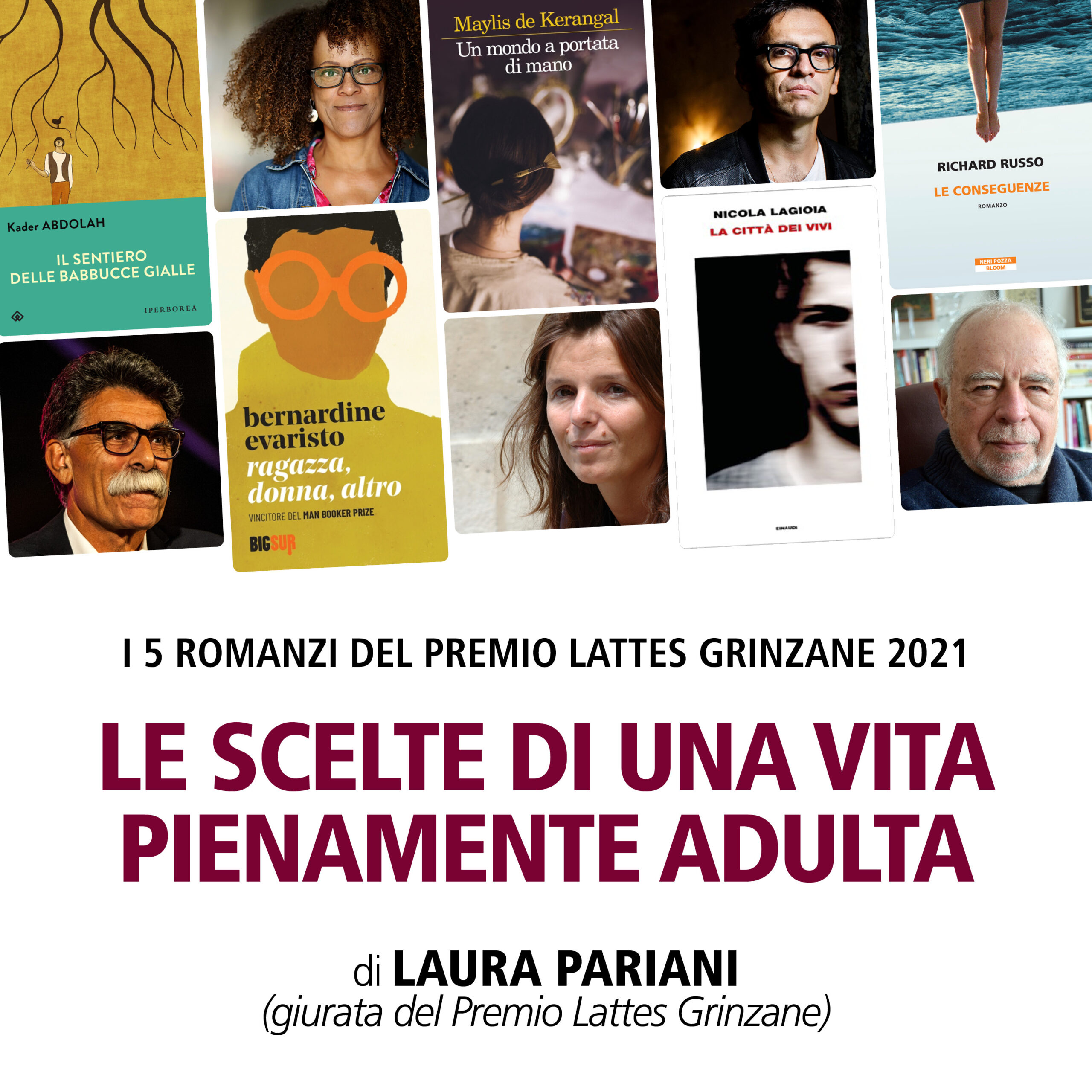 Laura Pariani racconta i cinque romanzi finalisti in gara