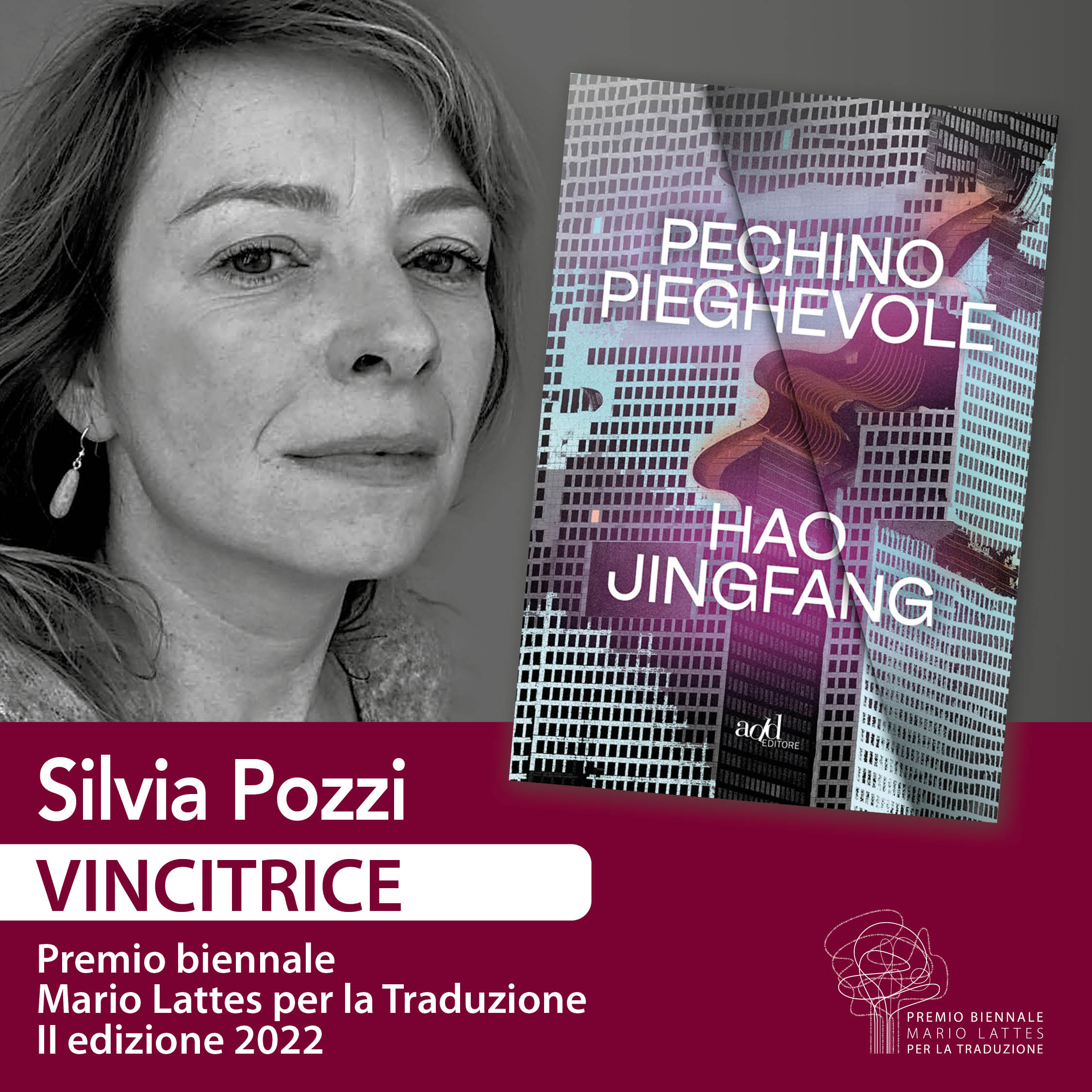 Silvia Pozzi vincitrice Premio Mario Lattes per la Traduzione
