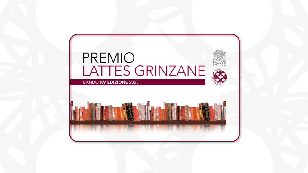 Bando XV edizione Premio Lattes Grinzane 2025