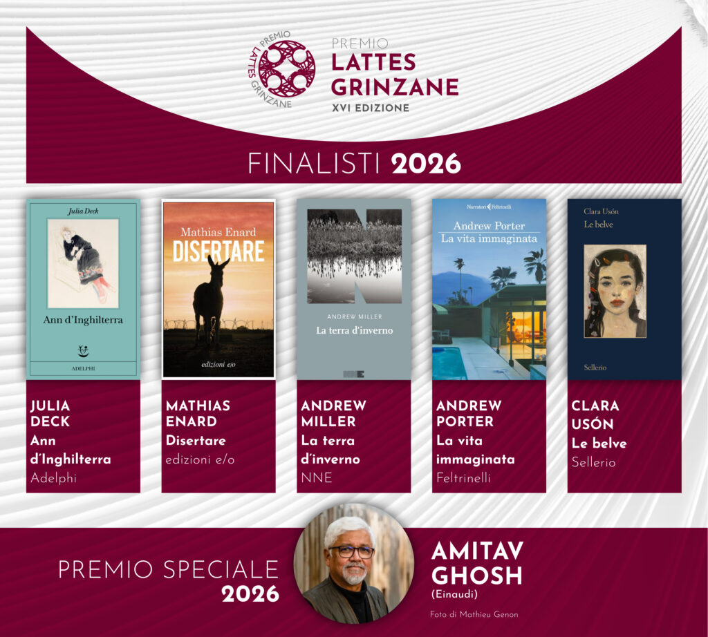 Premio Lattes Grinzane 2026: i finalisti e il Premio Speciale