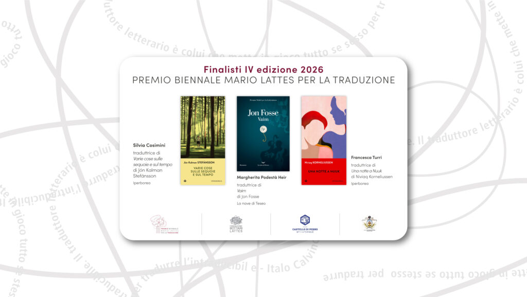 Premio Mario Lattes per la Traduzione 2026: le finaliste