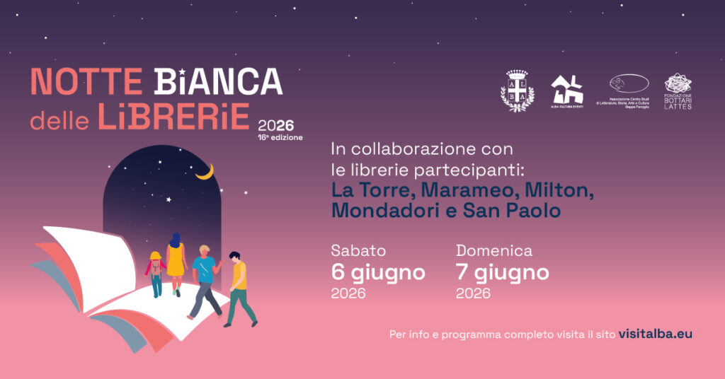 Appuntamento alla Notte Bianca delle Librerie di Alba
